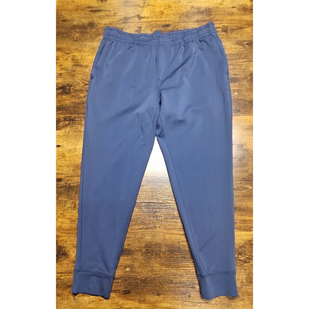Rhone Commuter Jogger Pants Mens XL Navy Blue Performance Stretch Tapered Cuffs